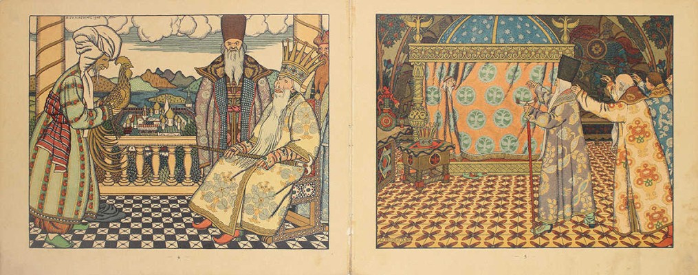 [Редкость]. Комплект из девяти изданий сказок и былины, оформленных художником Иваном Билибиным: